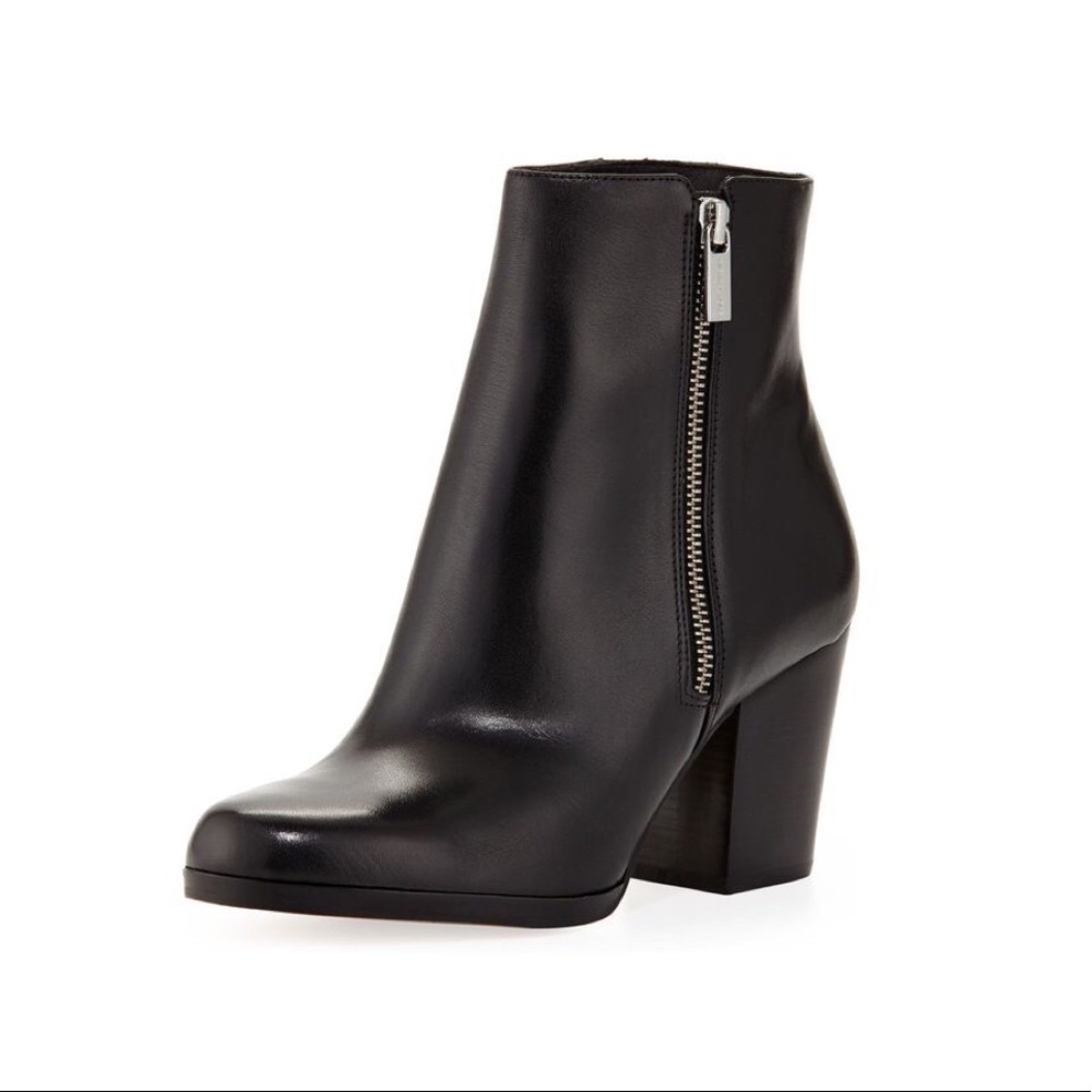 Michael Kors silvy leather ankle boots